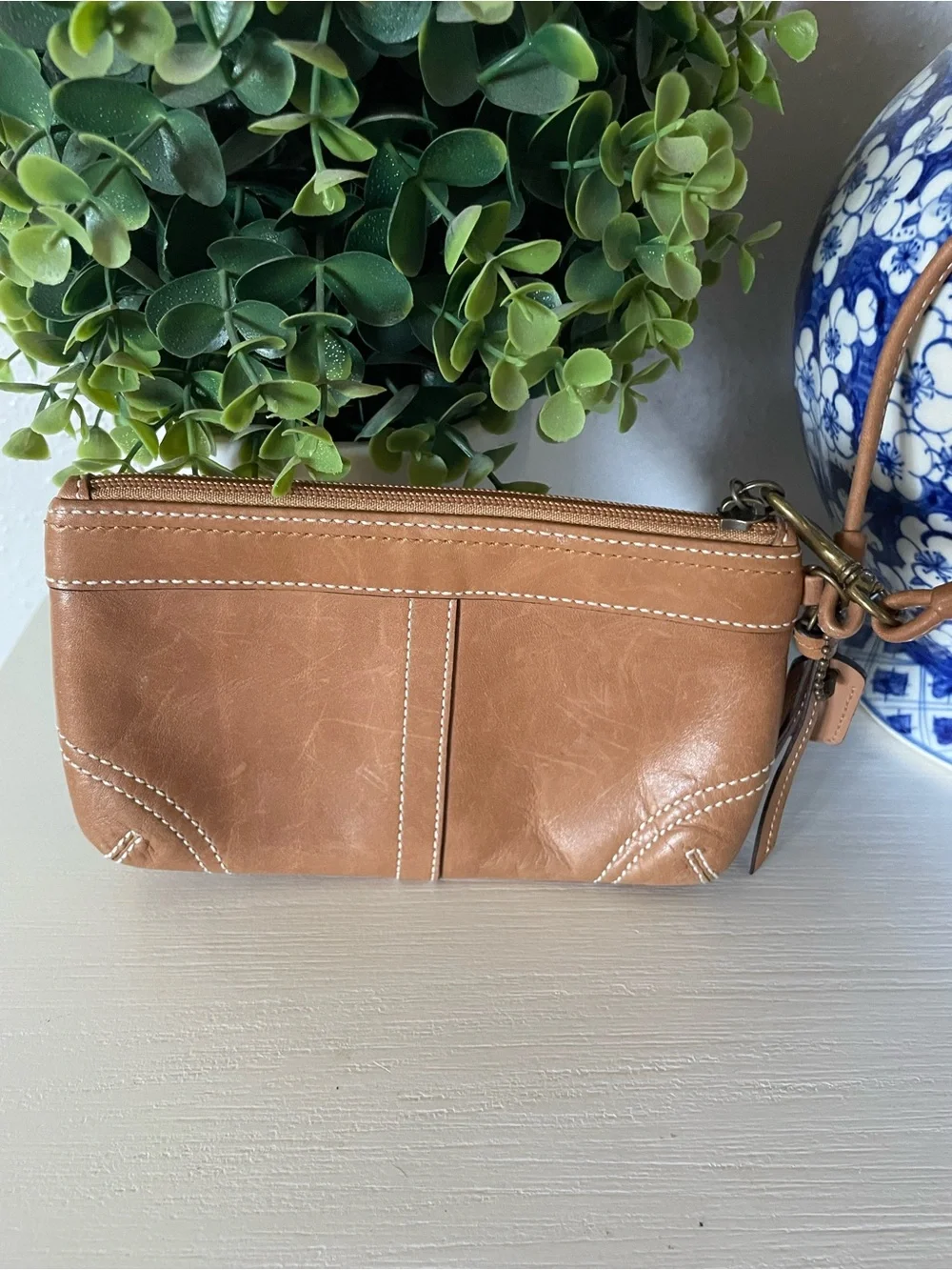 Coach wristlet smooth